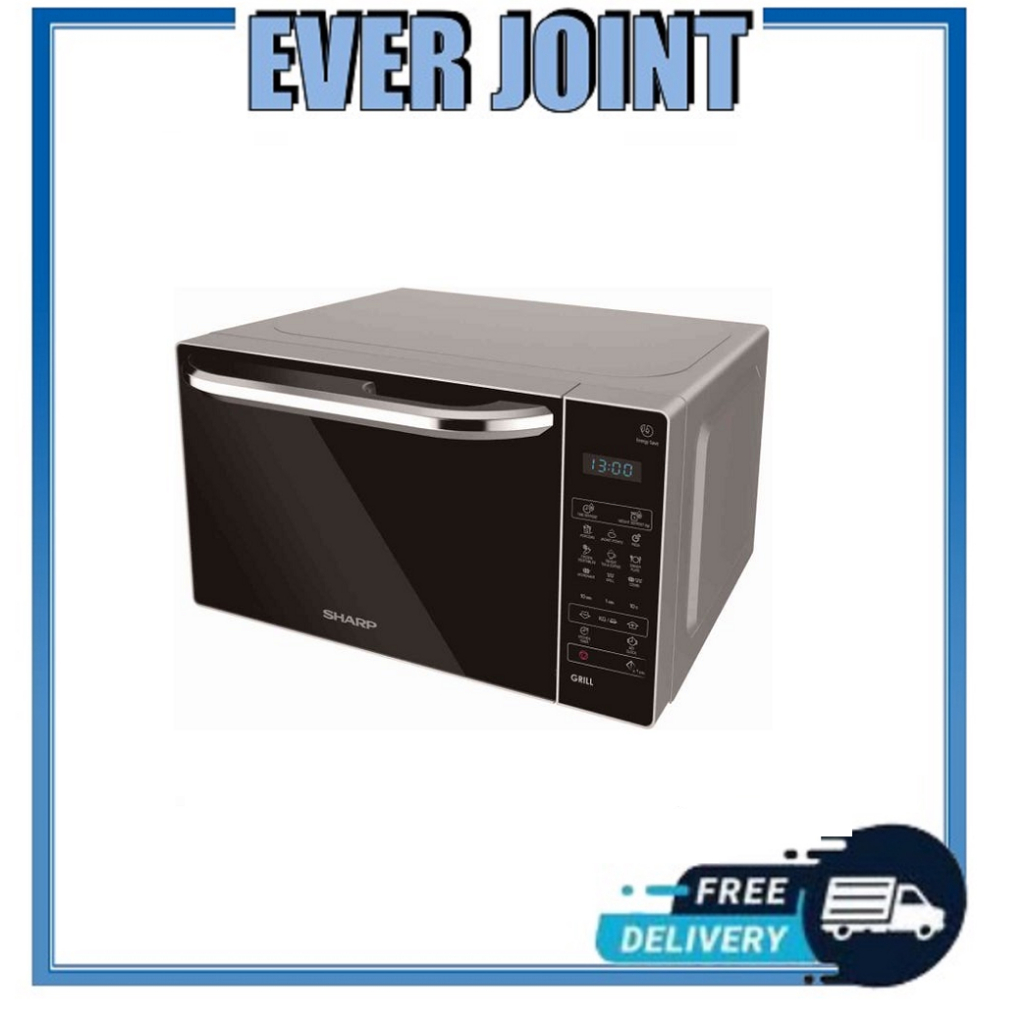 SHARP R-62E0(S) MICROWAVE OVEN WITH GRILL (20L) | Shopee Singapore