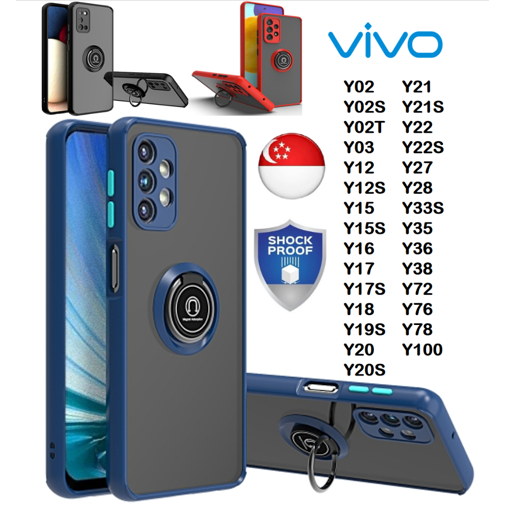 [ Frosted Matte Ring] VIVO Y16 Y02S Y02 Y03 Y15/Y17 Y15S Y18 Y19 Y20S ...
