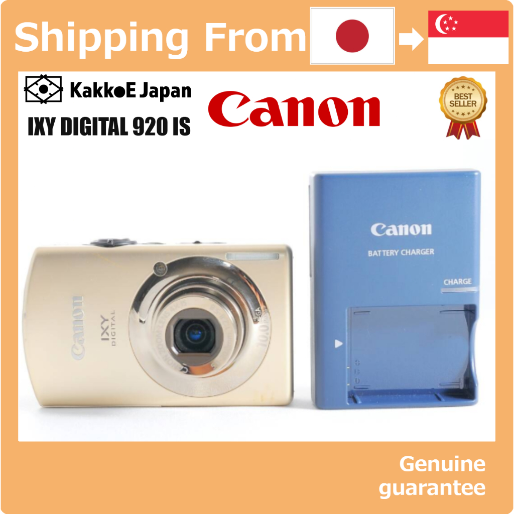 Pre-loved Canon Digital Camera IXY DIGITAL (Ikushi) 920 IS Gold