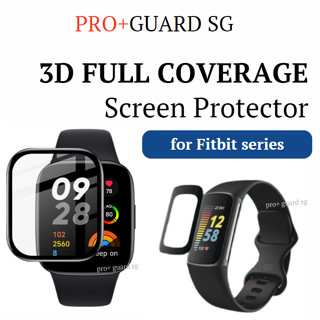 SG FULL SCREEN PROTECTOR Fitbit Versa 4 3 Sense 2 Inspire 3 Charge 6 5 Luxe Watch Band