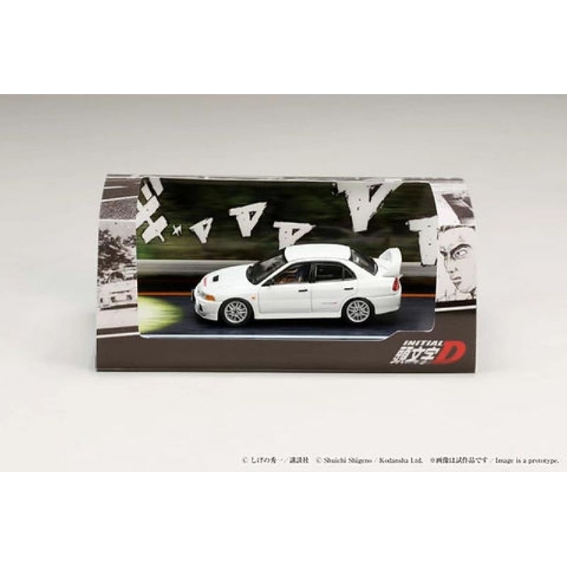 HOBBY JAPAN Mitsubishi Lancer RS Evolution IV White with Seiji Iwaki ...