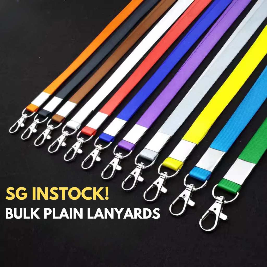 [SG🇸🇬 READY STOCK] BULK Plain Lanyard Office Lobster Clip Lanyards 1 ...