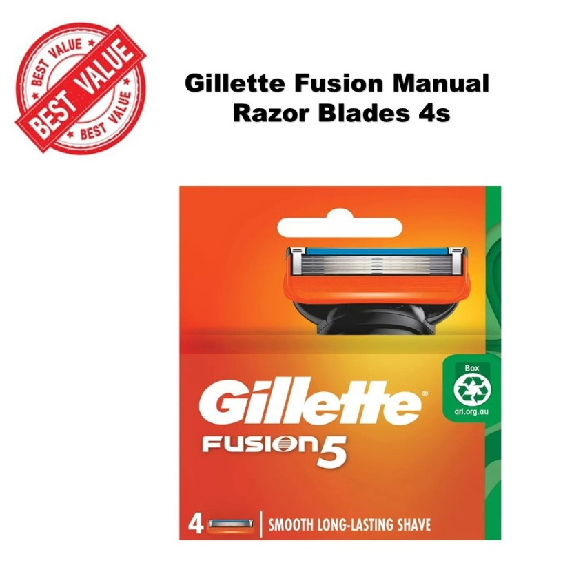 Gillette Fusion 5 Razor Shaver / Blade Refills 4s / 8s / 12s | Shopee ...