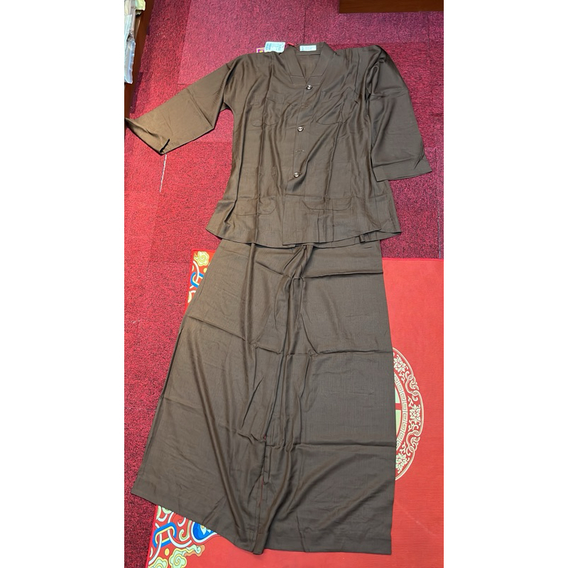 咖啡色短掛（台湾巴黎僧服taiwan Paris Senfu) | Shopee Singapore
