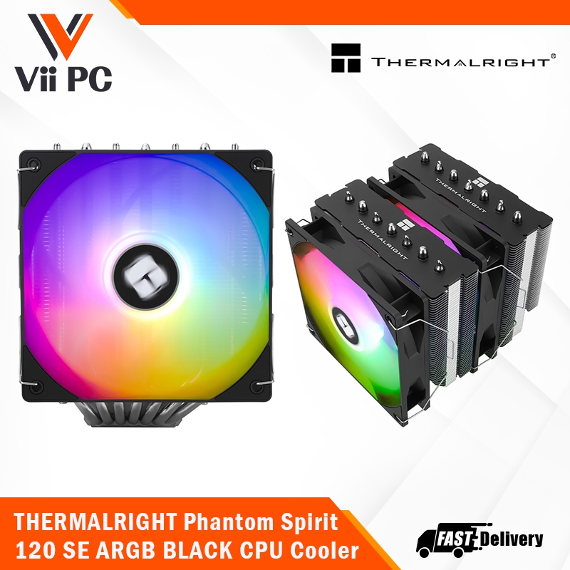 Thermalright Phantom Spirit 120 SE ARGB High-Performance CPU Cooler ...