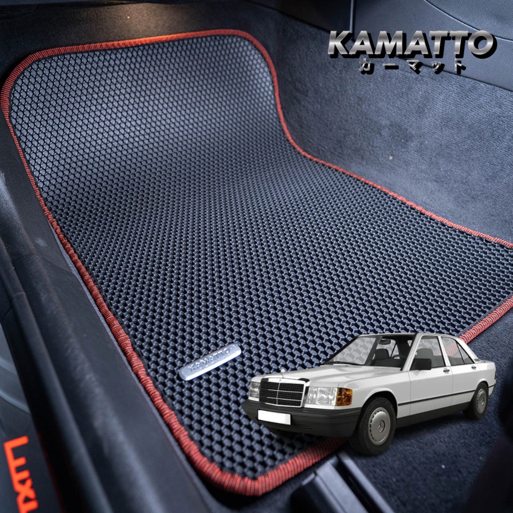 Kamatto Classic Mercedes Benz 190 W201 (1982-1993) Car Floor Mat and ...