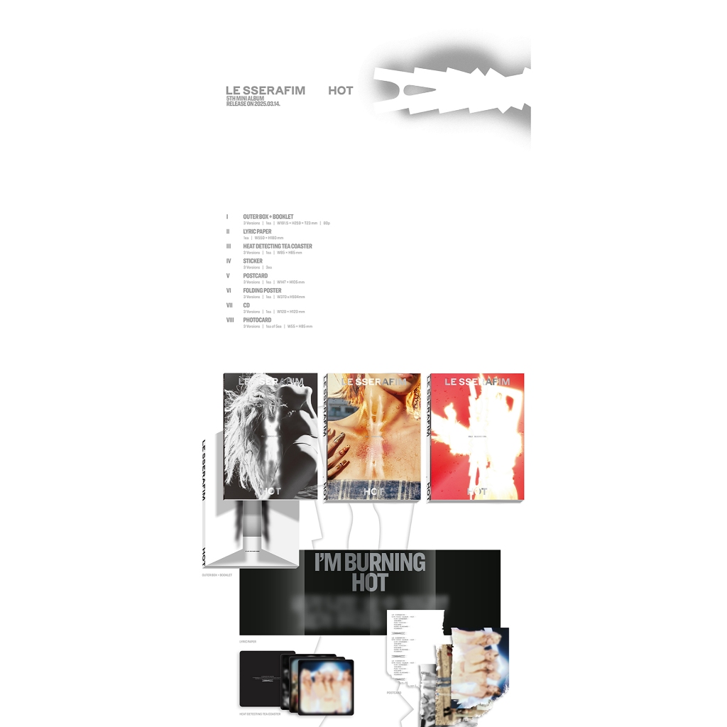 LE SSERAFIM - 5th Mini Album [ HOT ] | Shopee Singapore
