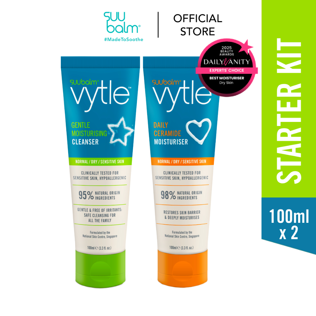 [Adult & Kids/Travel Size] Vytle Starter Kit (Cleanser+Moisturiser ...