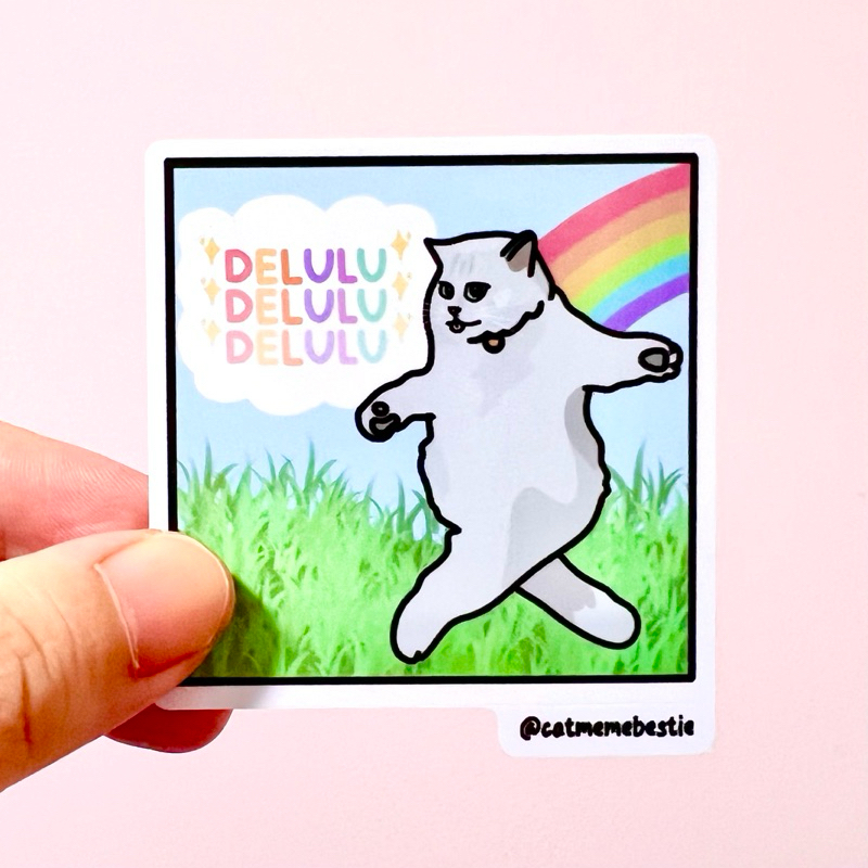 (SG) Corporate Humor Cat Meme Sticker 
