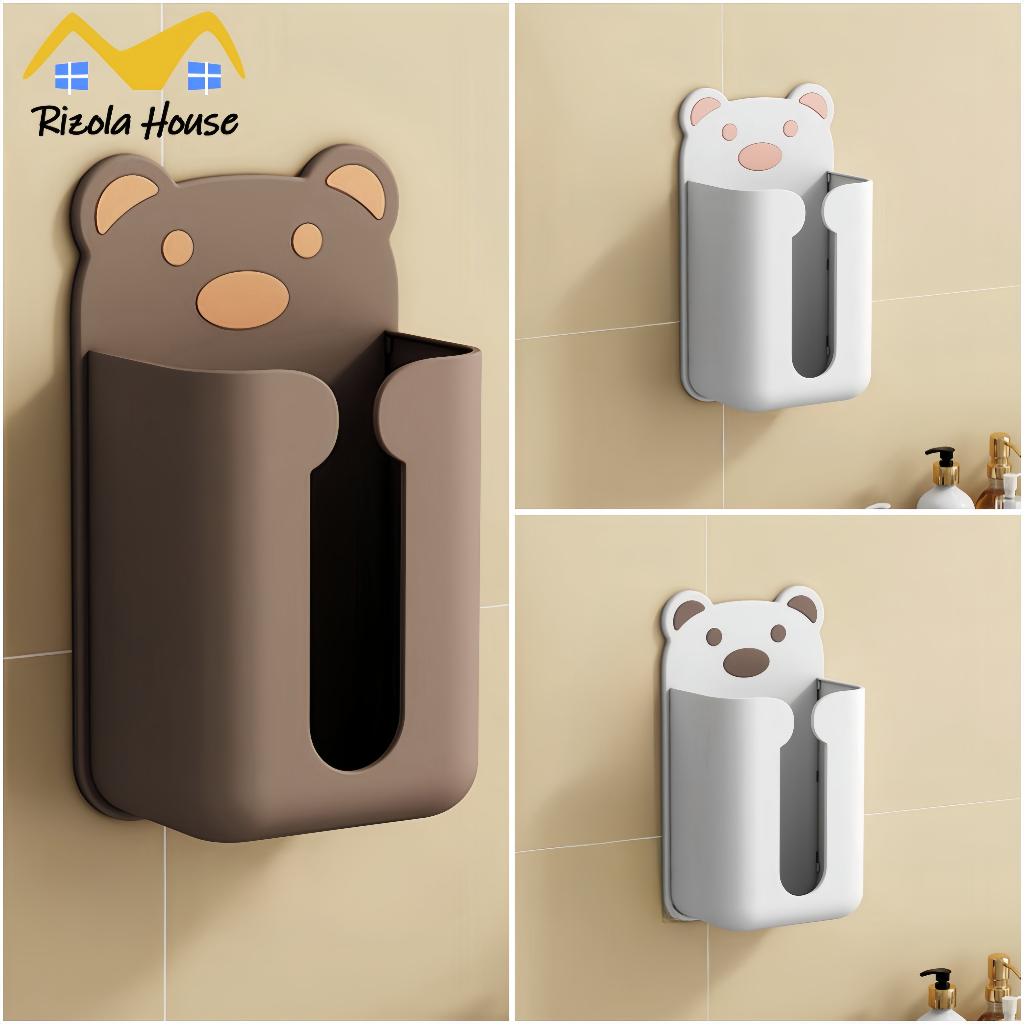 【SG】Wall-Mounted CartoonTissue Box Creative Removable Multifunctional ...