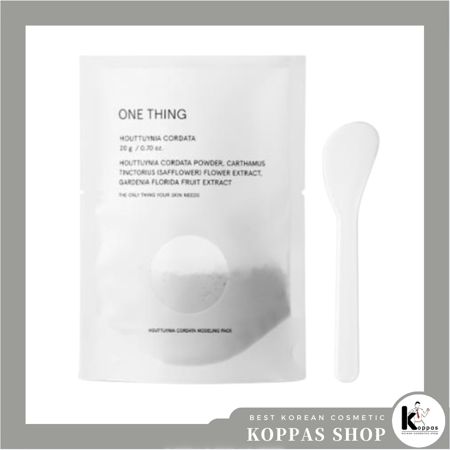 [ONE THING] Houttuynia Cordata Modeling Mask Pack 20g (+spatula ...