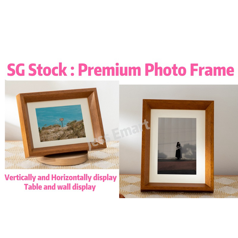SG Stock Wooden Photo Frame Picture Frame Table Wall Display Graduation ...