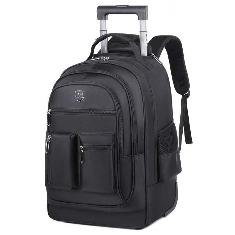 Trolley Laptop Backpack With Wheels Cabin Luggage Size Bag SG Stocks