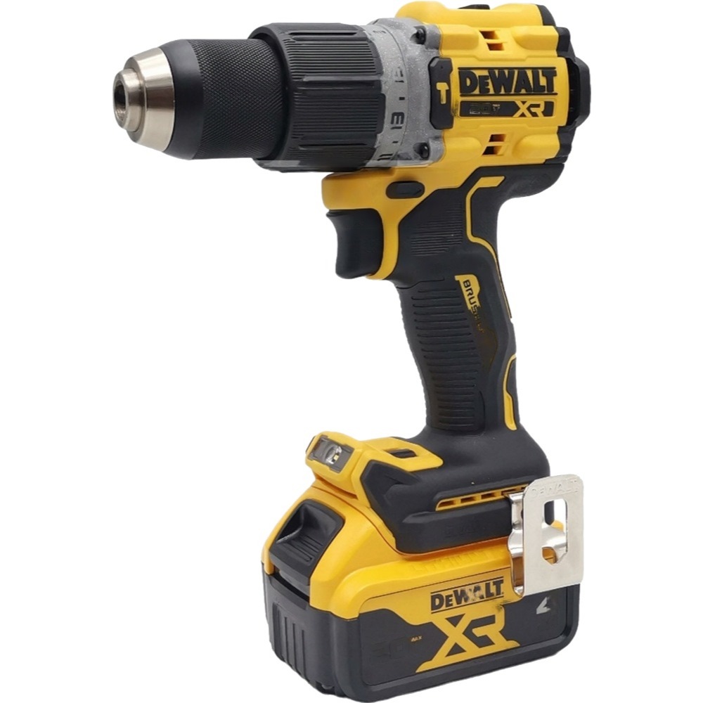 Dewalt Hammer Drill Driver Cordless 13mm 20V Brushless 90Nm torque c w 2x 4.0ah Battery 1x Charger DCD805M2T B1 Shopee Singapore