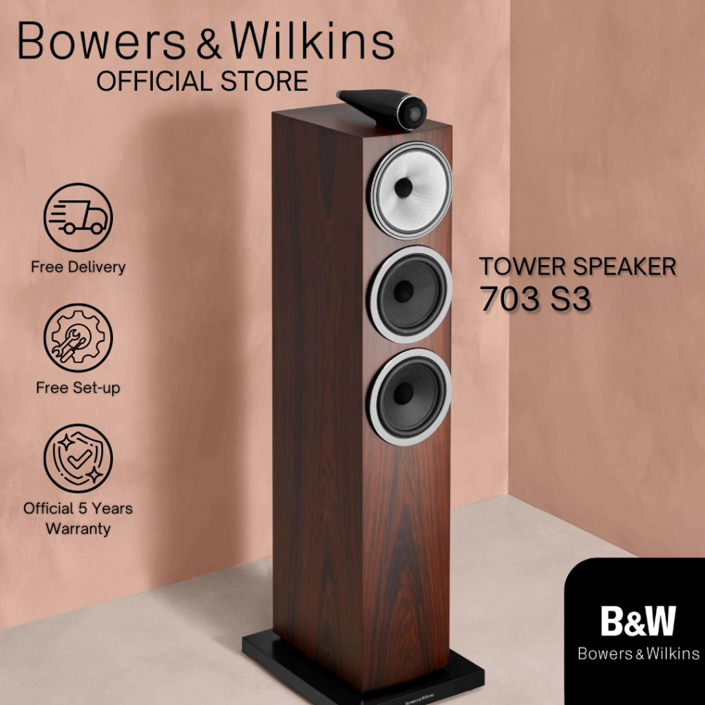 Bowers & Wilkins 703 S3/ B&W 703 S3 Floor Standing Speaker - 1