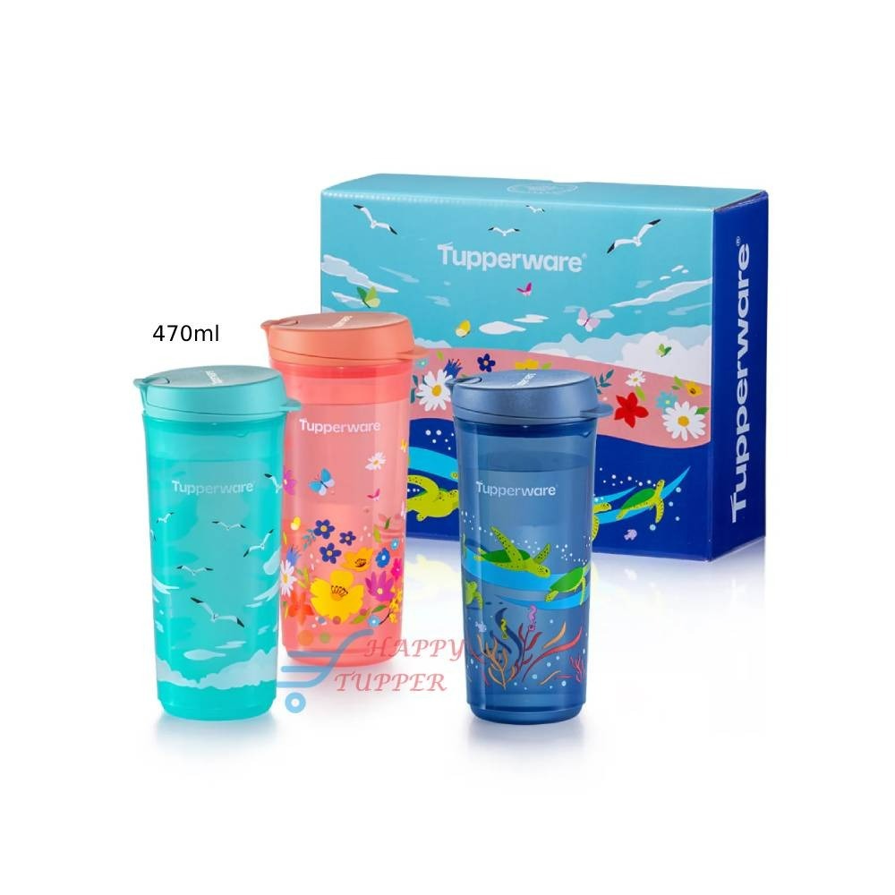 Tupperware Thirst N Go 470ml (limited edition) Tupperware water bottle ...
