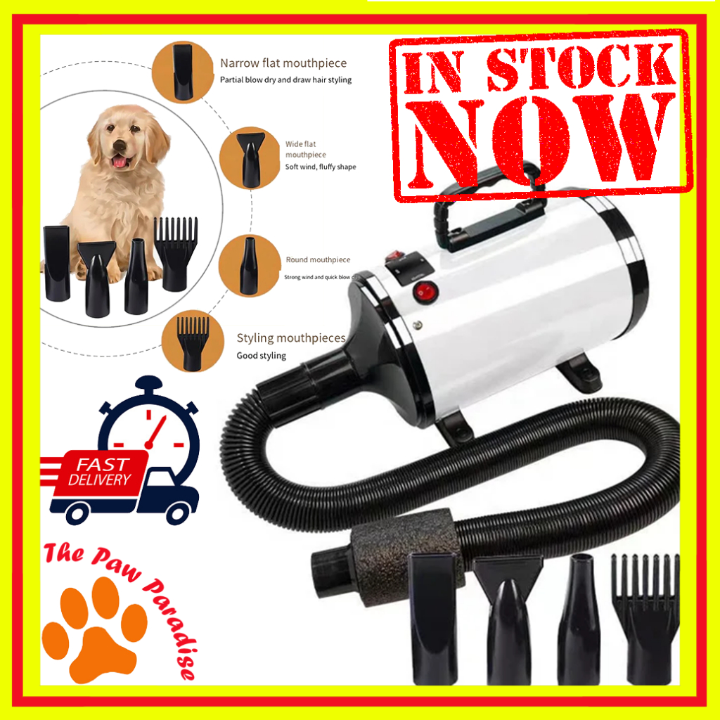 Dogs Pet Grooming Hair Dryer Blower Warm Wind Fast Silent Pet Dryer ...