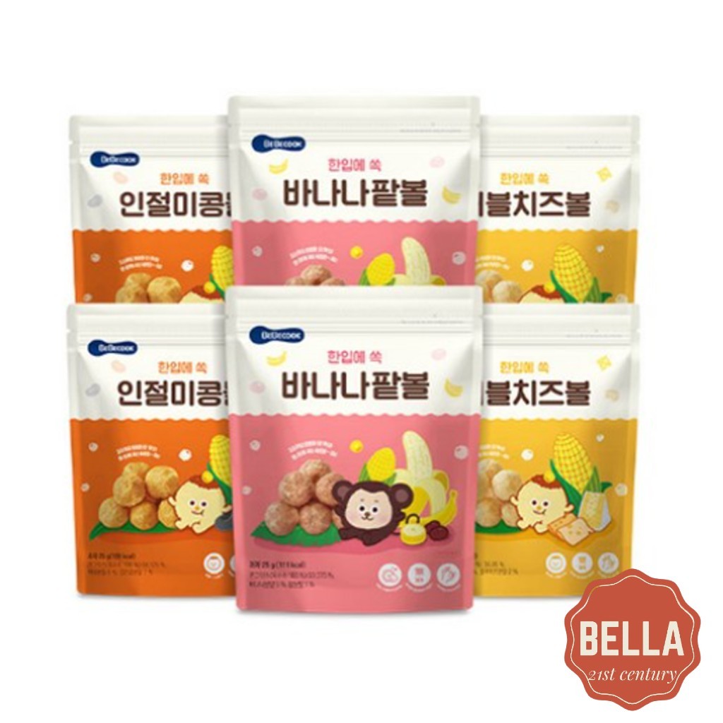 [BeBecook] Baby Corn Balls Rice Sticks Rice Puffs | Shopee Singapore