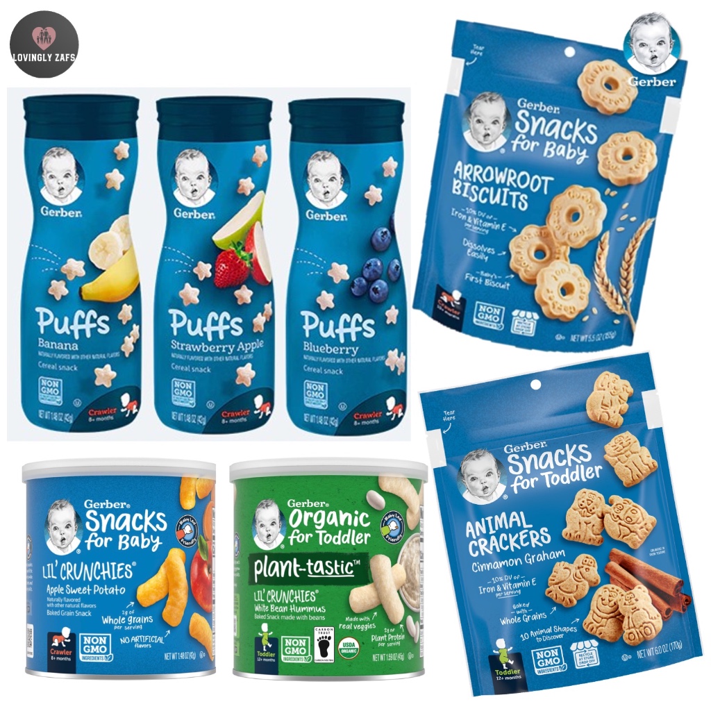 [CHEAPEST IN SHOPEE!] Gerber Grain &Grow Puffed Grain, Gerber Organic ...