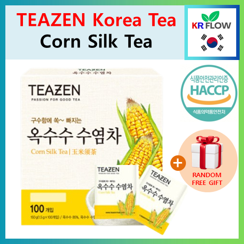 [TEAZEN] Corn Silk Tea (10T / 40T / 100T)+ RANDOM FREE GIFT / Korea Tea ...
