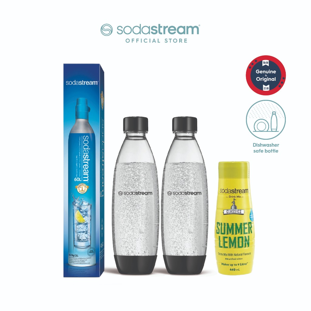 SodaStream Starter Kit Bundle [ CO2 Cylinder ] Shopee Singapore