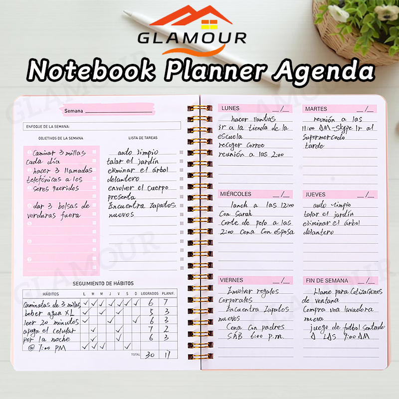 [SG] 2026 Weekly Planner Monthly Planner Meeting A5 Planner Notebook ...