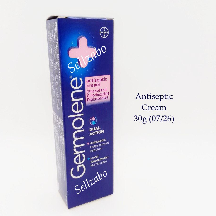 Bayer Germolene Antiseptic Cream Local Anaesthetic Numb Pain Prevent ...