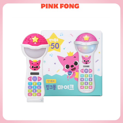 Pinkfong Microphone Toy with 50 Popular Kids Songs | Shopee Singapore