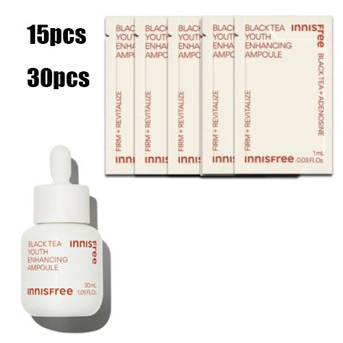 [INNISFREE] Black Tea Youth Enhancing Ampoule Sample 1ml*30pcs / 1ml ...