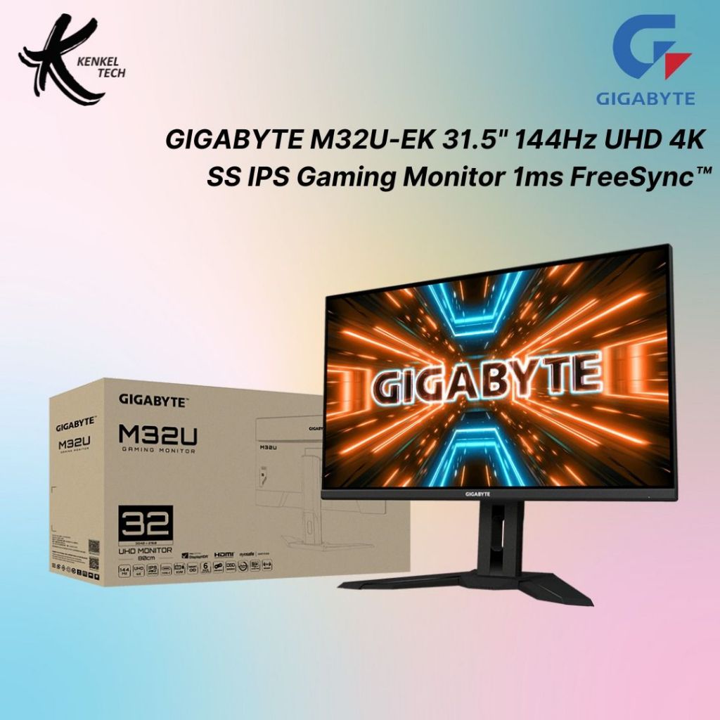 Gigabyte Monitor 144hz 1ms Ips 4k GIGABYTE M28U 28