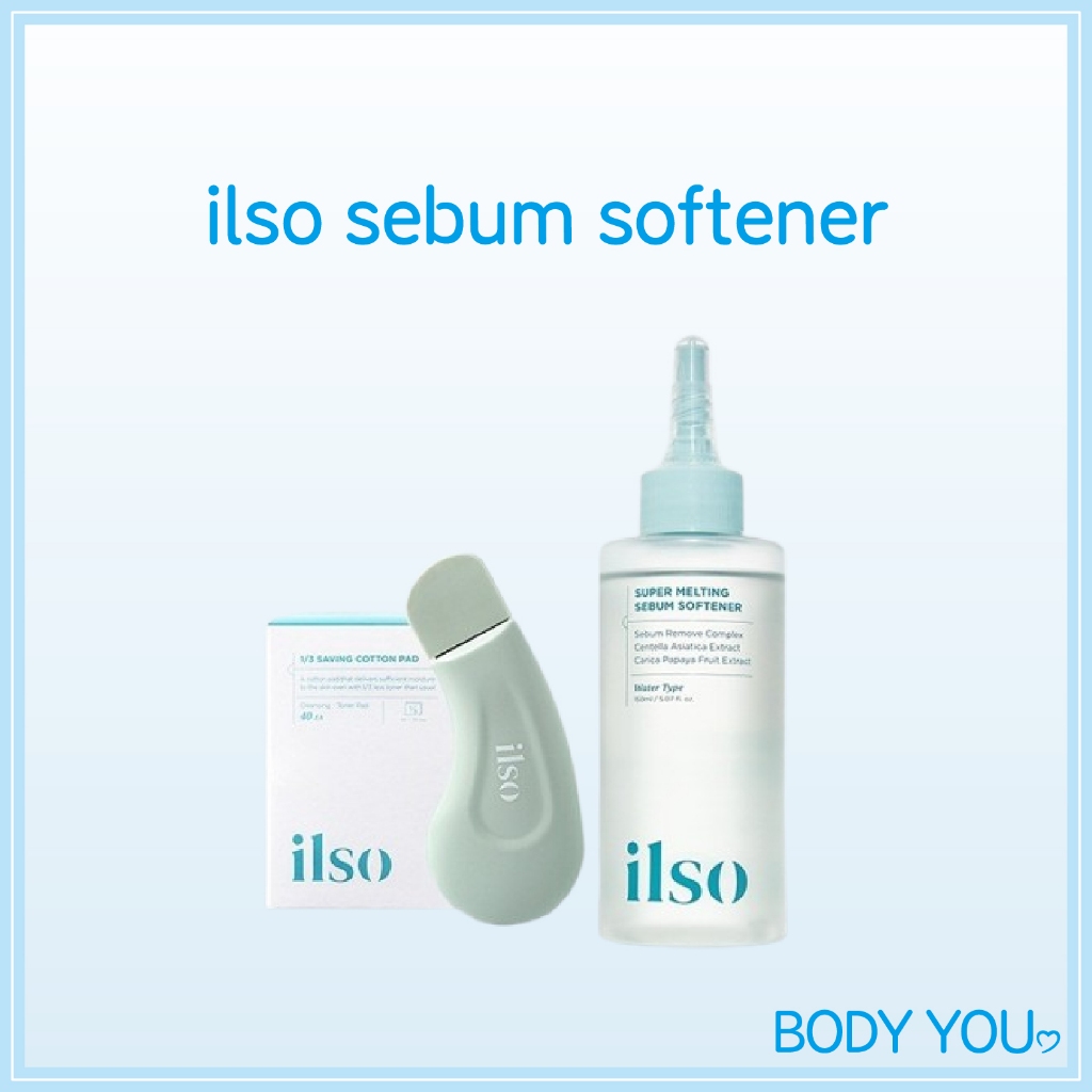 [ILSO] Super Melting Sebum Softener Water Type 150ml + cotton pads ...