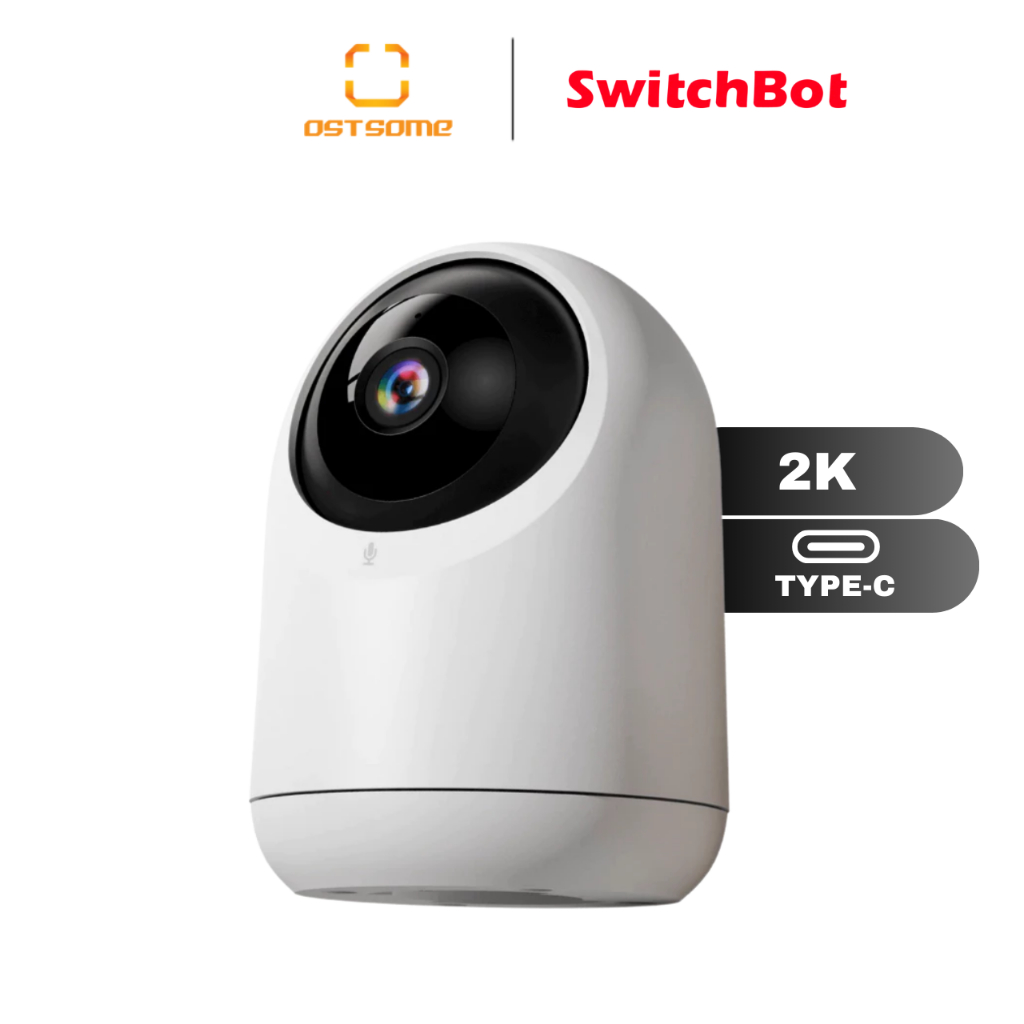 SwitchBot Auto Tracking CCTV Pan/Tilt Camera Plus 2K | Shopee Singapore