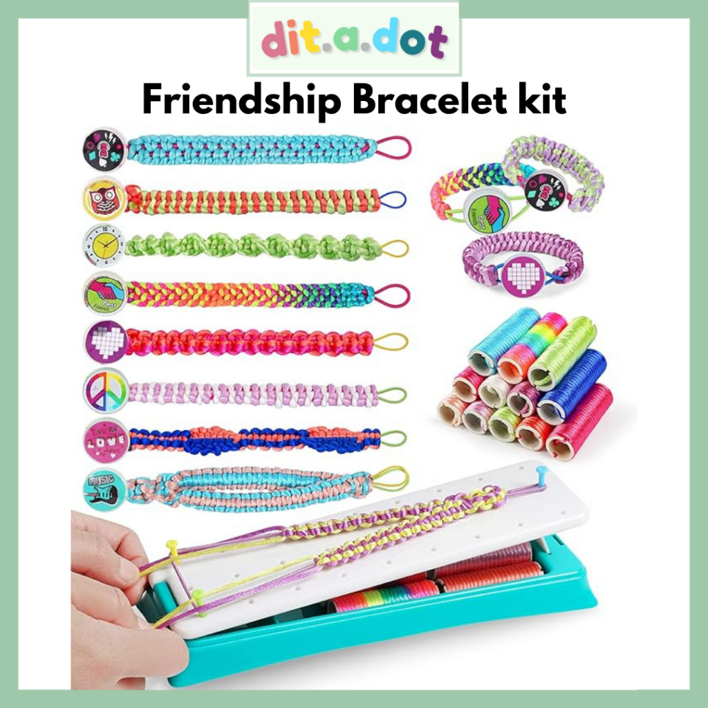 SG] DitaDot Friendship Bracelets Making Kit, Arts and Crafts DIY