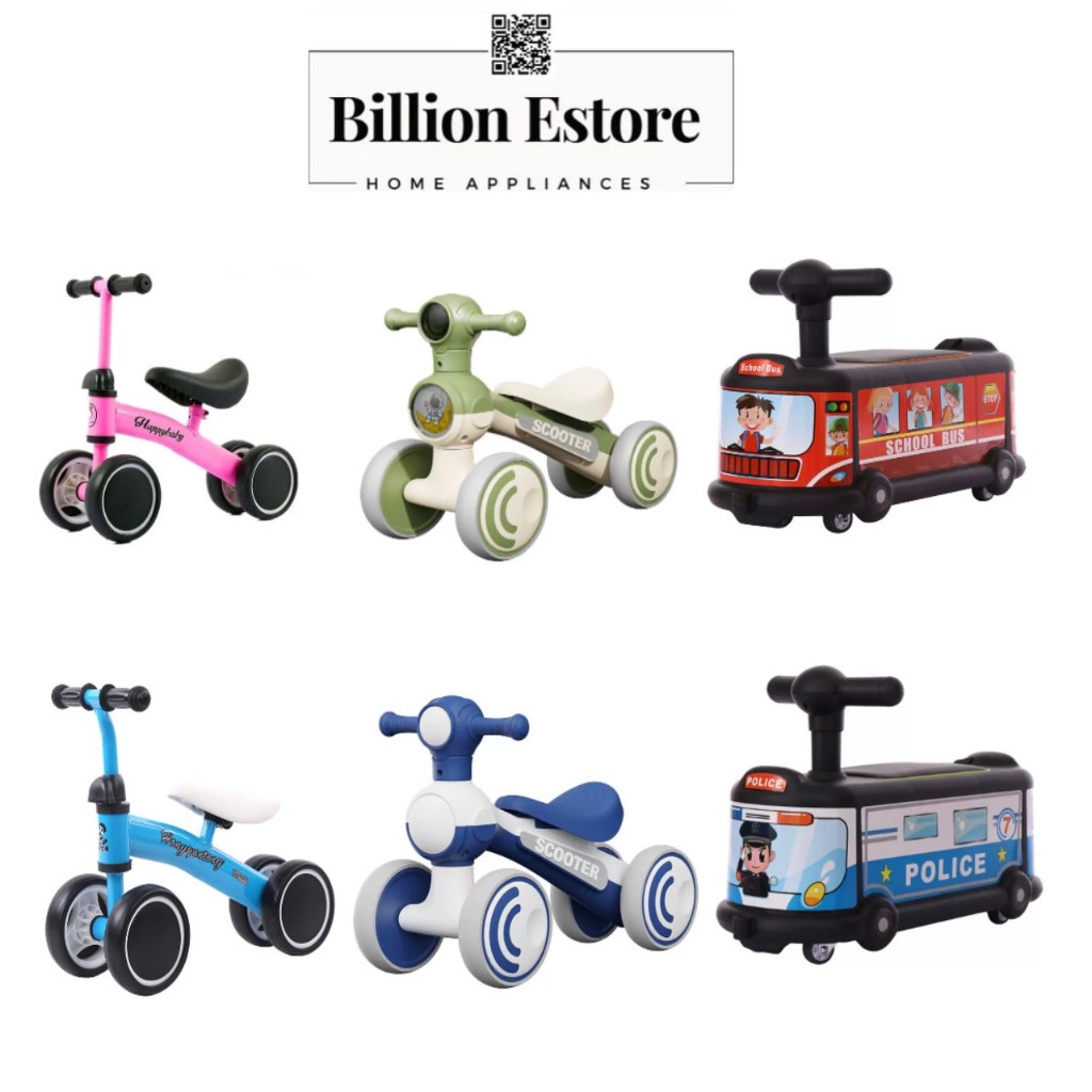 CHEAPEST baby bicycle kids 4 wheeled Balance Bike Children s Balance for 1to5 year old baby bike PUSH CAR baby scooter Shopee Singapore