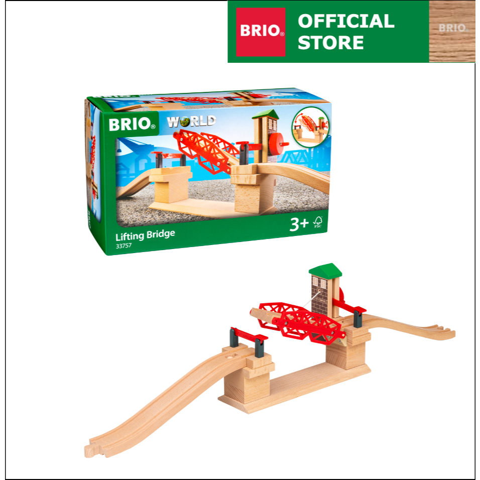 BRIO Lifting Bridge (33757) Creative Kit Kids Building Sustainable ...