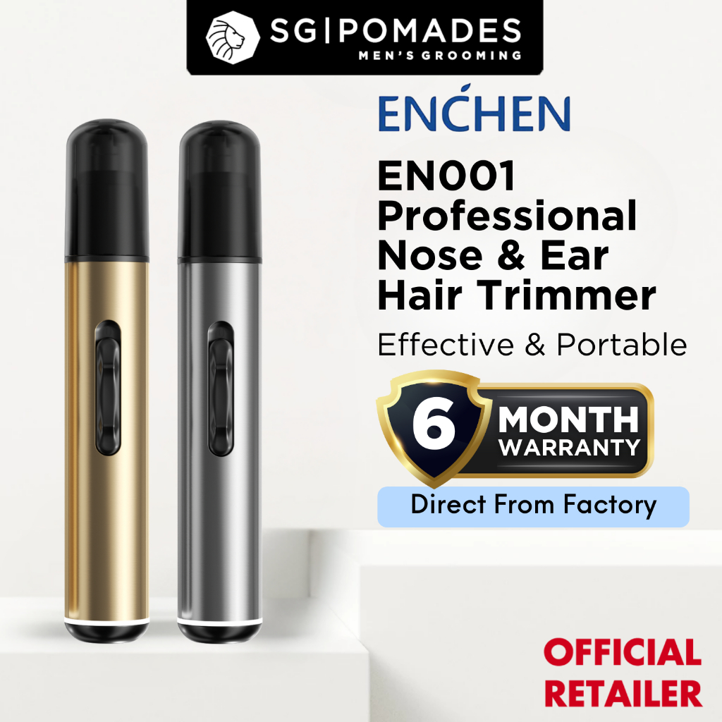 Enchen EN001 Professional Nose Hair Trimmer - Double-edged Cutter Head ...