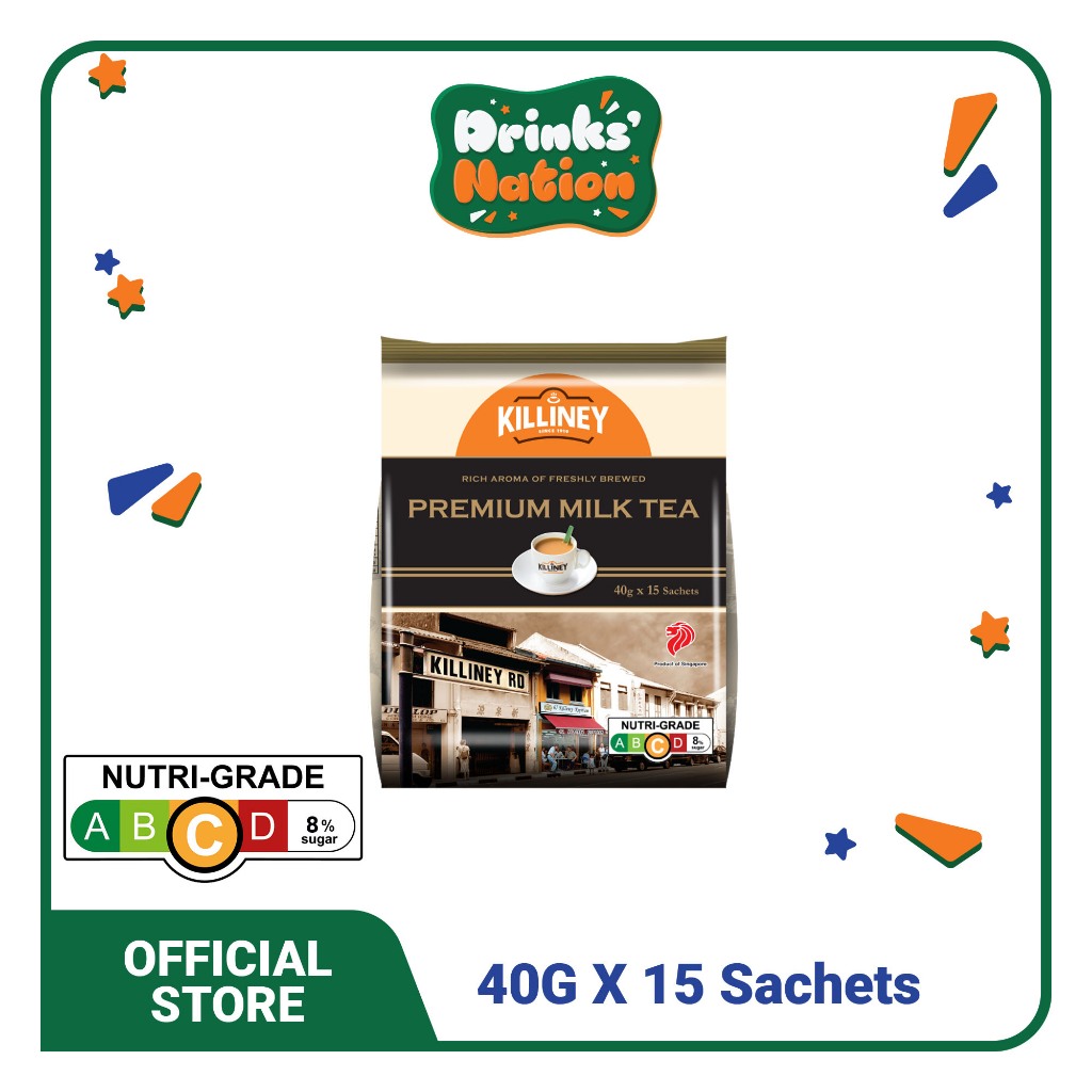 [Wholesale - 1 Pack] Killiney Premium Milk Tea ( 40g x 15 Sachets ...