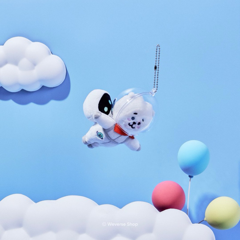 BTS公式 Wootteo X RJ Plush Keyring キーリング BTS ウット Wootteo X