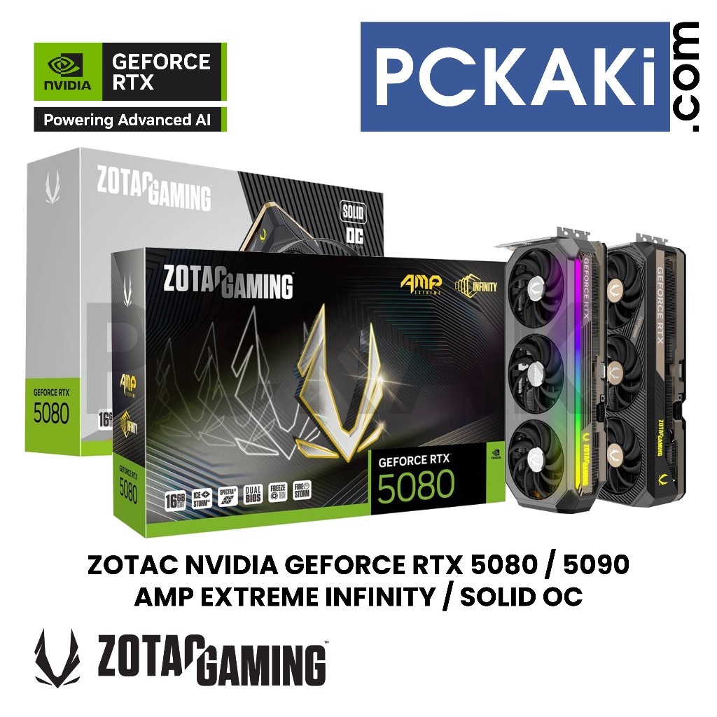 ZOTAC GAMING NVIDIA GEFORCE RTX 5080 5090 AMP EXTREME INFINITY