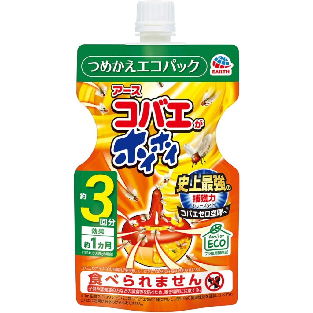 Earth Japan Insecticide Fruit Fly Catcher / Kobae ga Hoi Hoi