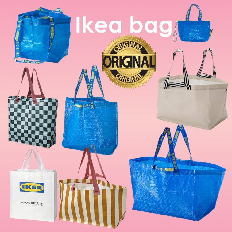 ikea frakta bag recycle bag foldable bag shopping bag | Shopee Singapore