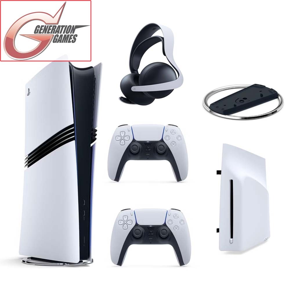 Ultimate PS5 Pro Edition Console + Pulse Elite + 2 Controller ...