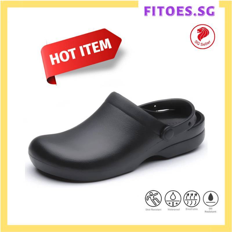 Wako 9016 Kitchen Shoes Chef Shoes Nursing Shoes Unisex Wako Oil Resistant Waterproof Antislip Shopee Singapore