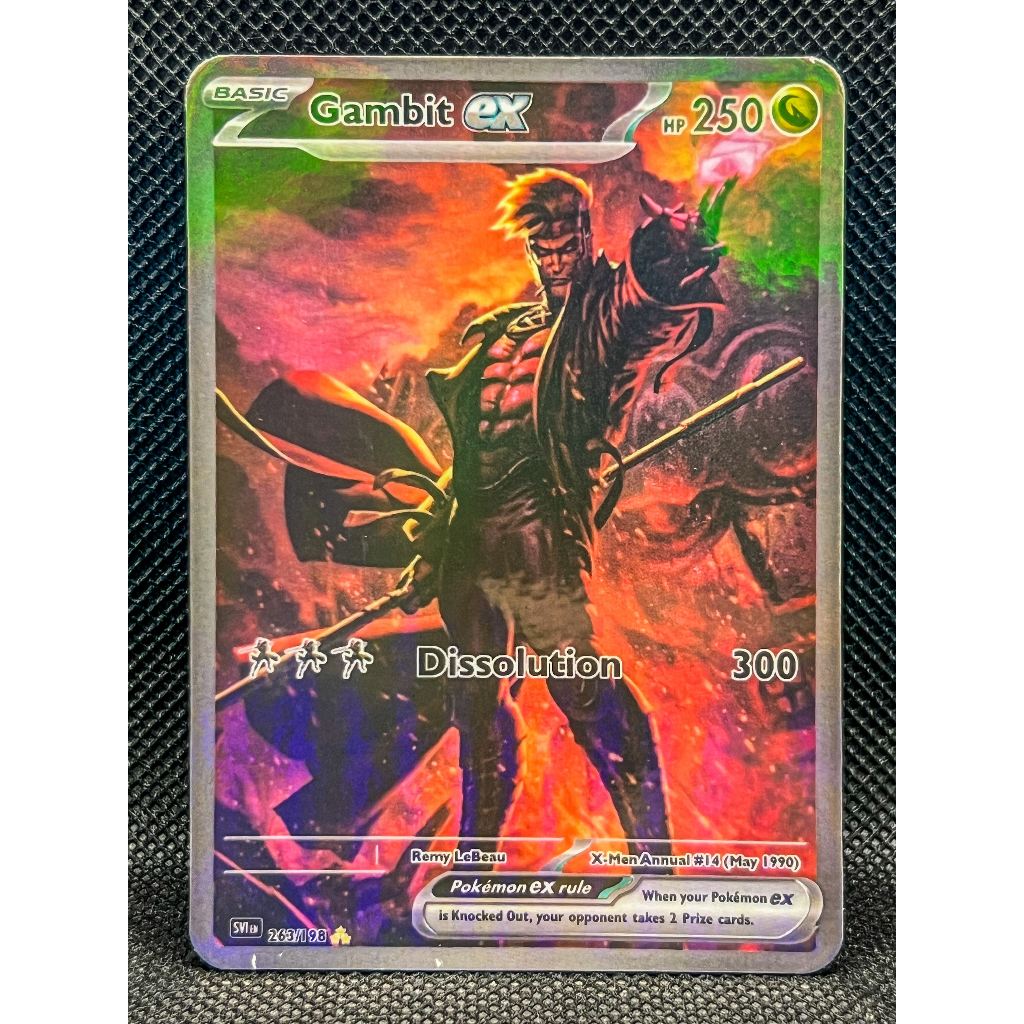 X-Men: Gambit ex Pokemon Card | Shopee Singapore