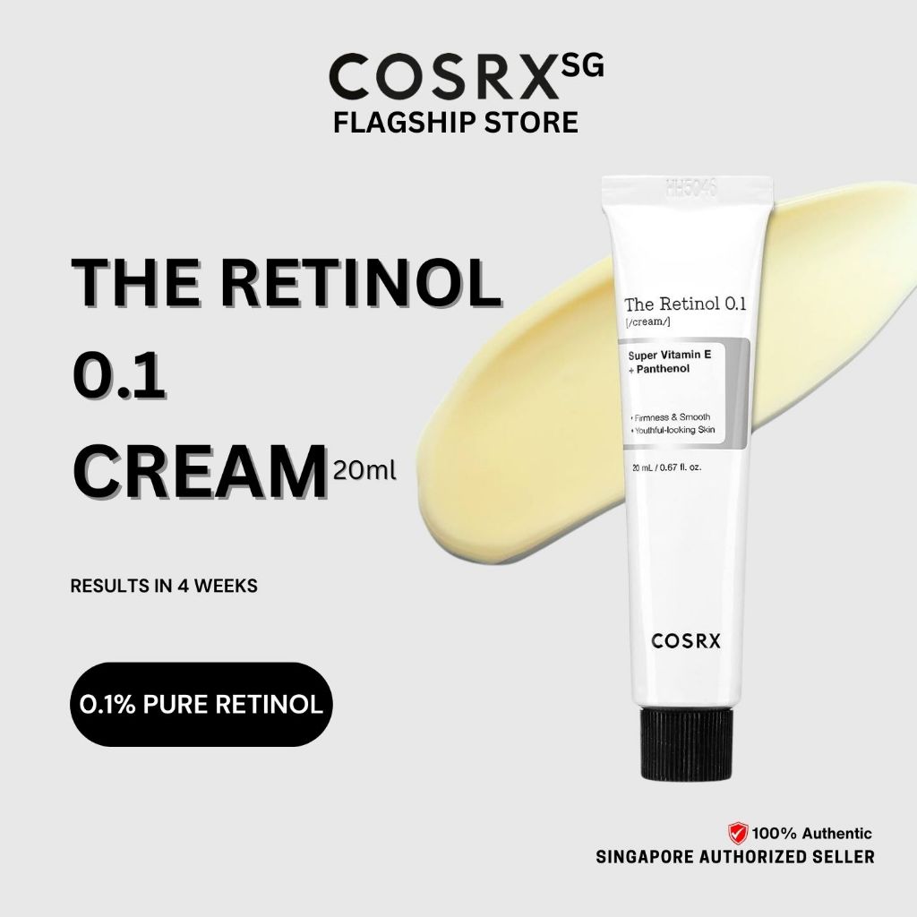 COSRX The Retinol 0.1 Cream 20ml(Firmness & Smooth+Youthful-looking ...