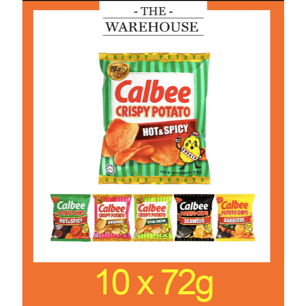 Calbee Potato Chips 10 x 72g - Local Stock | Shopee Singapore
