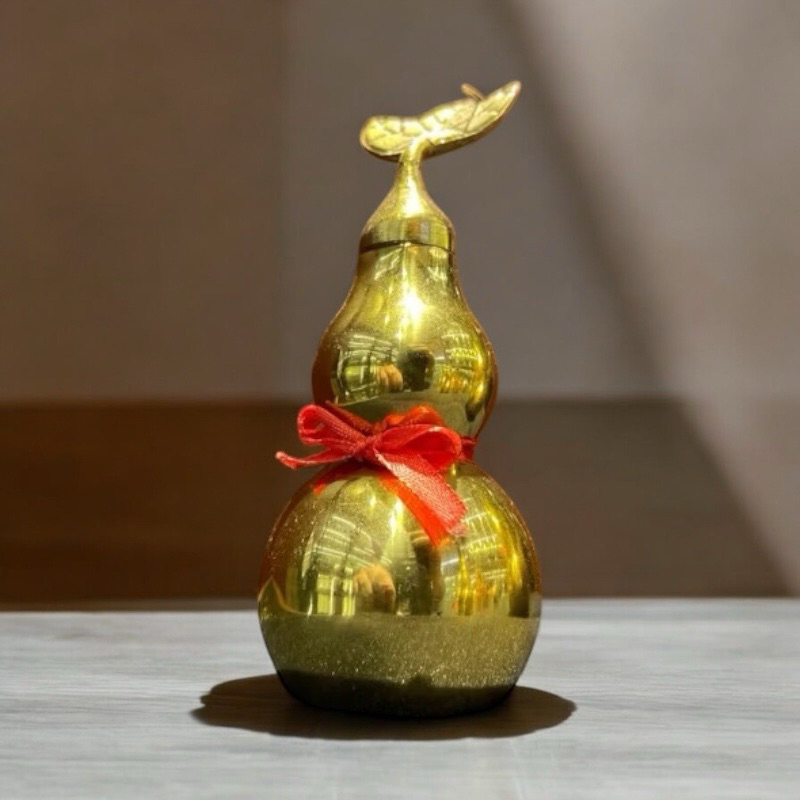 Feng Shui Lucky Bronze Copper Hulu Calabash Gourd 铜葫芦 纯铜 二黑