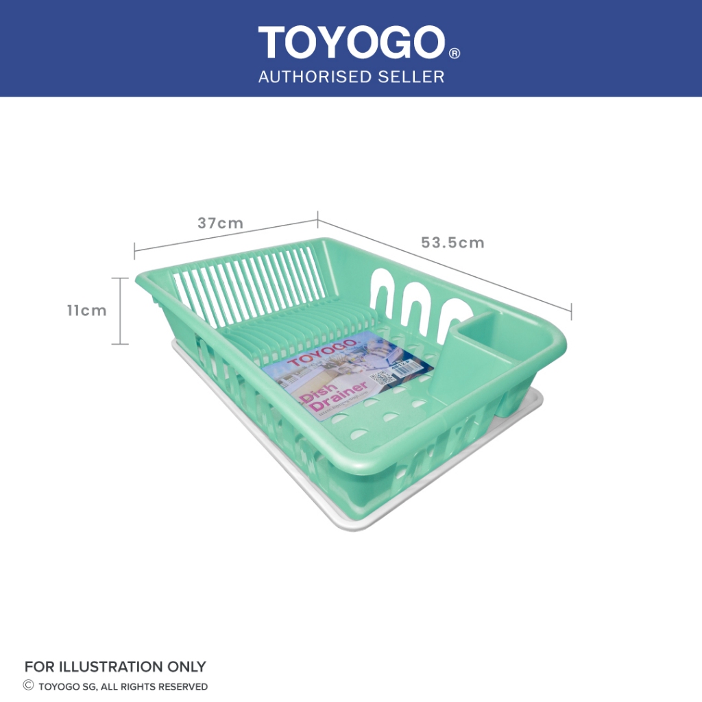 Toyogo 4811 4812 Dish Drainer with Tray Shopee Singapore