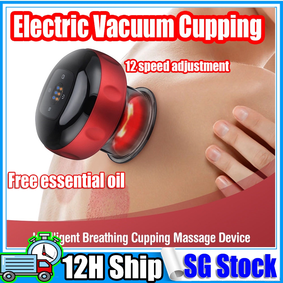 【SG STOCK】Electric Vacuum Cupping Instrument Body Cups Anti-Cellulite ...