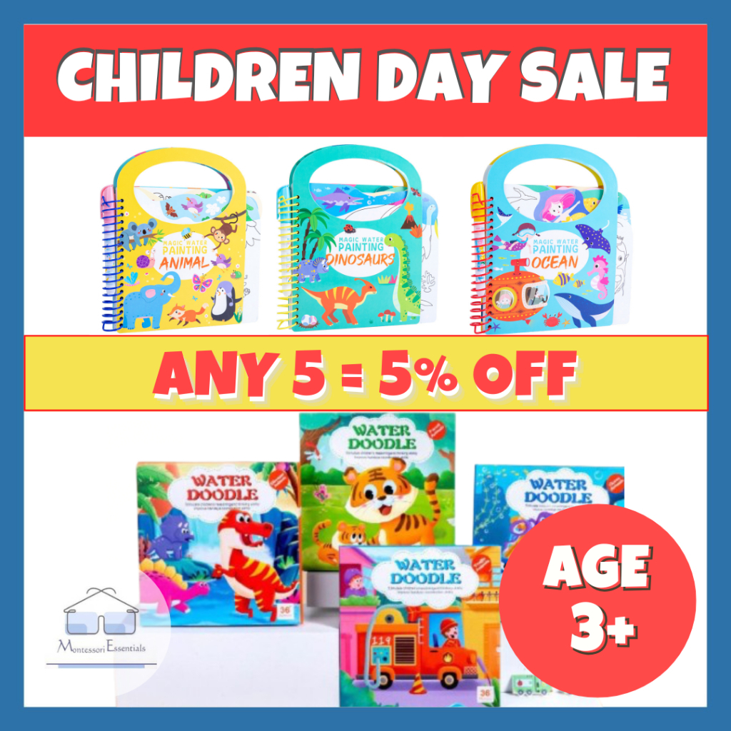 [SG STOCK] Magic Water Painting Doodle Book - Children Books Kid Toy ...